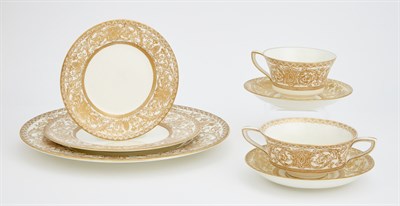 Lot 1335 - Royal Worcester Gilt-Decorated Embassy Pattern...