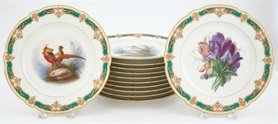 Lot 1199 - Set of Twelve French Gilt and Polychrome...