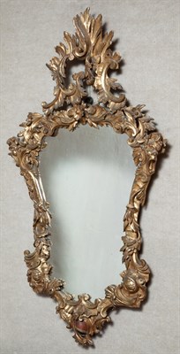 Lot 1208 - Continental Rococo Style Giltwood Mirror...