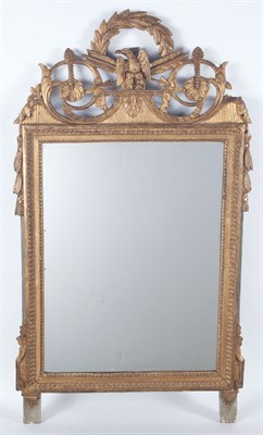 Lot 1466 - Louis XVI Style Giltwood Mirror Height 46 1/2...