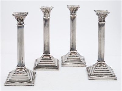 Lot 1242 - Set of Four Godinger Georgian Style...