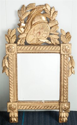 Lot 1345 - Louis XVI Style Gilt-Framed Mirror Height 31...