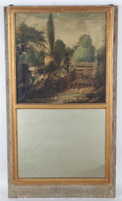 Lot 1339 - Louis XVI Style Trumeau Mounted onto a painted...