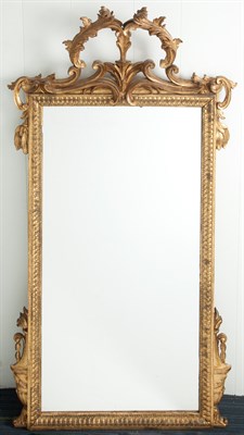 Lot 1432 - Italian Neoclassical Giltwood Mirror Height 61...