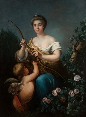 Lot 54 - French School 18th Century Diana Disarming...