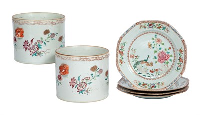 Lot 184 - Set of Four Chinese Export Famille Rose...
