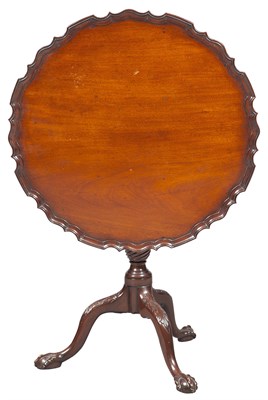 Lot 392 - George III Style Mahogany Tripod Table Height...