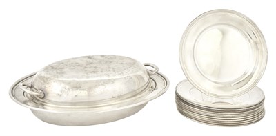 Lot 112 - Set of Twelve Kirk Sterling Silver Bread...