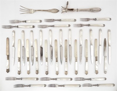Lot 219 - Group of French Silver and Silver Plated...