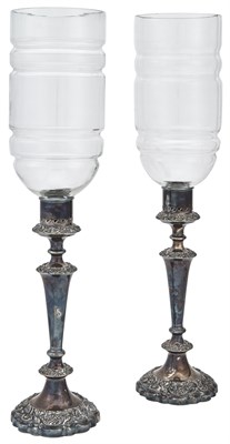Lot 178 - Pair of Regency Style Silver Plated...