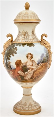 Lot 1395 - Louis XVI Style Hand-Painted Porcelain...