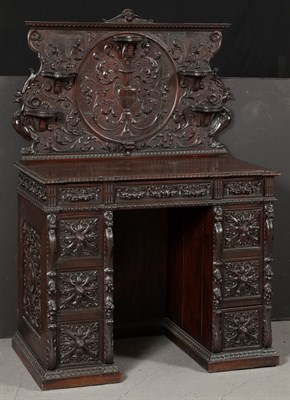 Lot 1423 - Italian Baroque Style Walnut Dressing Table...