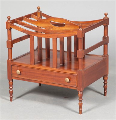 Lot 1314 - Regency Style Mahogany Canterbury Height 20...