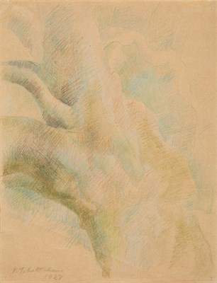 Lot 75 - Pavel Tchelitchew Russian, 1898-1957 (i) Leaf...