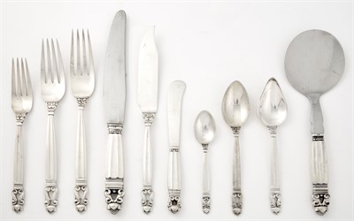 Lot 1272 - Georg Jensen Sterling Silver Acorn Pattern...