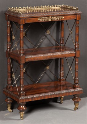 Lot 1356 - Regency Style Brass-Mounted Mahogany...