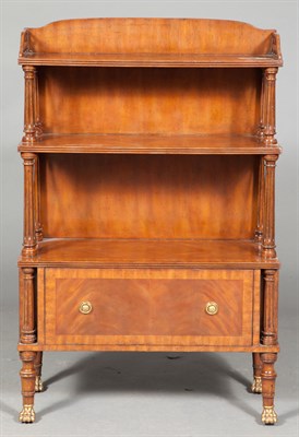 Lot 1323 - Pair of Regency Style Brass-Mounted Mahogany...