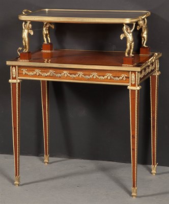 Lot 1471 - Louis XVI Style Mahogany Gilt-Bronze Mounted...