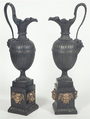 Lot 1120 - Pair of Neoclassical Style Gilt and Patinated...