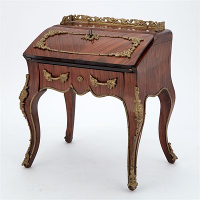 Lot 1205 - Louis XVI Style Gilt-Metal Mounted Tulipwood...