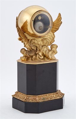 Lot 1165 - Neoclassical Style Gilt-Metal and Black Marble...