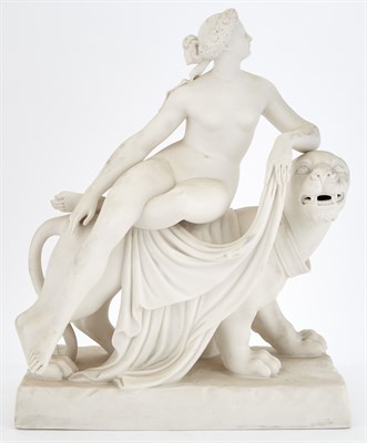 Lot 1167 - Continental Bisque Porcelain Group of Ariadne...