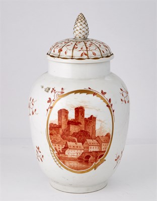 Lot 1443 - Berlin (KPM) Porcelain Ovoid Jar Depicting a...