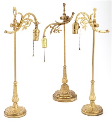 Lot 1459 - Three French Gilt-Metal Adjustable...