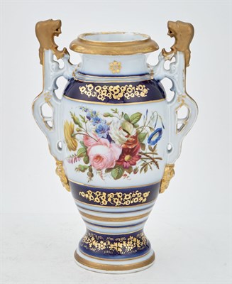 Lot 1351 - Paris Porcelain Two-Handled Vase