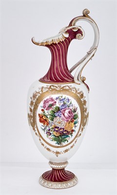 Lot 1385 - Berlin Porcelain Ewer Depicting Apollo in a...
