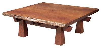 Lot 1479 - Hardwood Pyramid Coffee Table by Jeffrey...