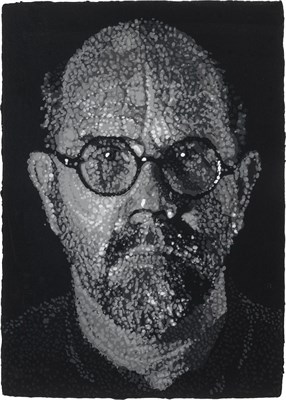 Lot 34 - Chuck Close (b. 1940) SELF PORTRAIT-PULP...