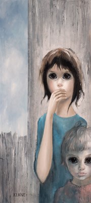Lot 95 - Margaret Keane American, b. 1927 Alone Signed...
