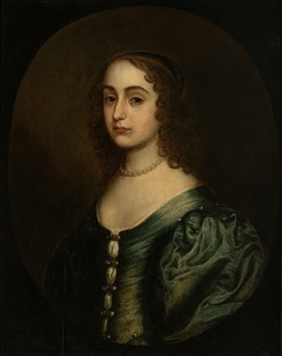 Lot 26 - Attributed to Daniel Mytens A Lady Wearing a...