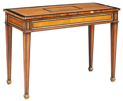 Lot 127 - Louis XVI Style Satinwood, Kingwood, Tulipwood...