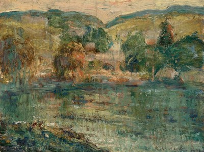 Lot 76 - Ernest Lawson American, 1873-1939 Spring...