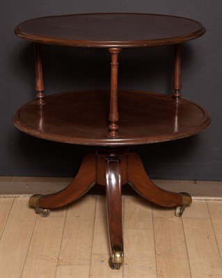 Lot 150 - Regency Style Mahogany Two-Tier Dumbwaiter...