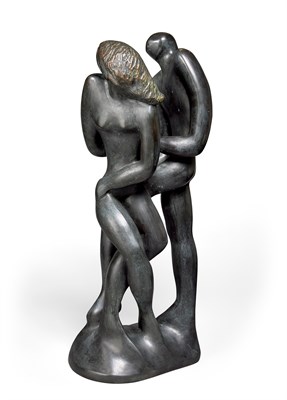 Lot 124 - Bernard Simon American, 1896-1980 Couple...