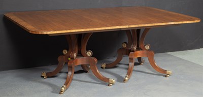 Lot 151 - Regency Style Inlaid Mahogany and...