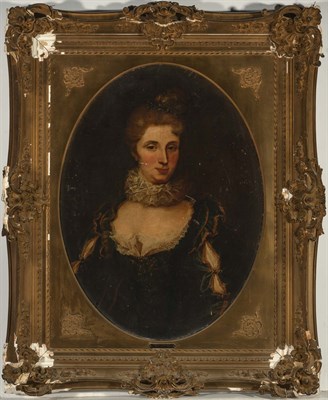 Lot 51 - Manner of Carle van Loo Portrait of a Lady Oil...