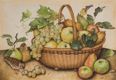 Lot 27 - Jose Escofet Spanish, b. 1930 Nantucket Basket...