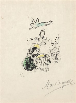 Lot 29 - Marc Chagall (1887-1985) LE ROI DAVID (MOURLOT...