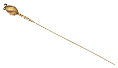 Lot 161 - Imperial Fabergé Jeweled Two-Color Gold and...