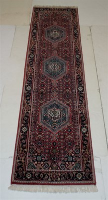 Lot 262 - Indo-Bidjar Runner India, contemporary Three...