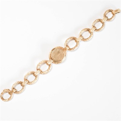 Lot 273 - Bueche Girod Gold Bracelet-Watch