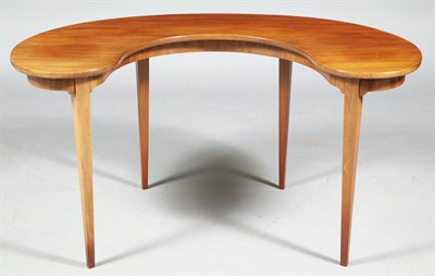 Lot 352 - George III Mahogany Kidney-Shaped Writing...
