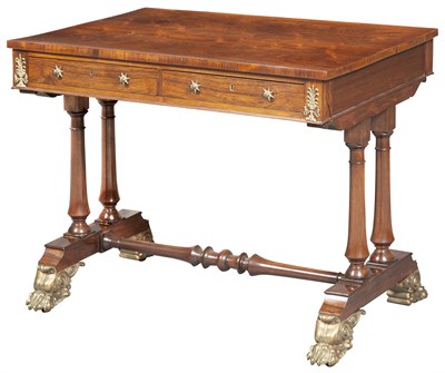 Lot 379 - George IV Rosewood and Gilt-Metal-Mounted...