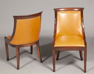 Lot 249 - Set of Ten Regency Style Mahogany and...