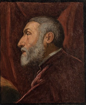 Lot 81 - Elihu Vedder American, 1836-1923 Man in...