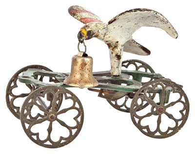 Lot 92 - Patriotic Eagle Bell Toy Eagle No. 50 cast...